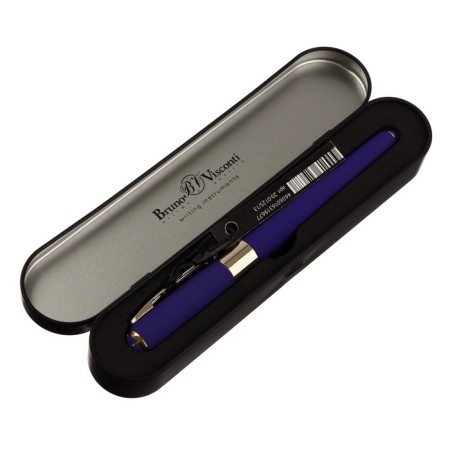 Ballic handle, 0.5 mm, Bruno VisConti Monaco, blue rod, blue-violet housing, in a metal case