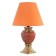Laima table lamp E14 40W orange-gold 22x22x35 cm Risalux
