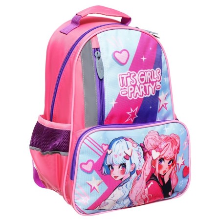 School backpack, 37 x 26 x 13 cm, ergonomic back, Calligrata ORT "Anime Girlfriend"-5