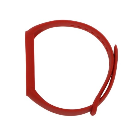 Mi Band 5/6 Luazon fitness bracelet strap, silicone, red-1