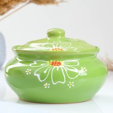 Pskovskaya pelmens 1.8l / 15x20.8 cm, chamomile Green