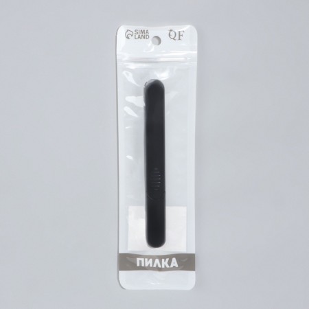 Nail glass file, 14.2 cm, in case, black color-4