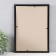 Photo frame MDF 21x30 cm, No. 5 "Simple", black (plastic screen)