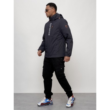 Sports male jacket, size 56, dark blue color-9