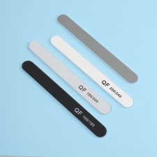 Files - emery, abrasiveness 100/180, 180/200, 200/240, 18 cm, 4 pcs, black/gray/white color