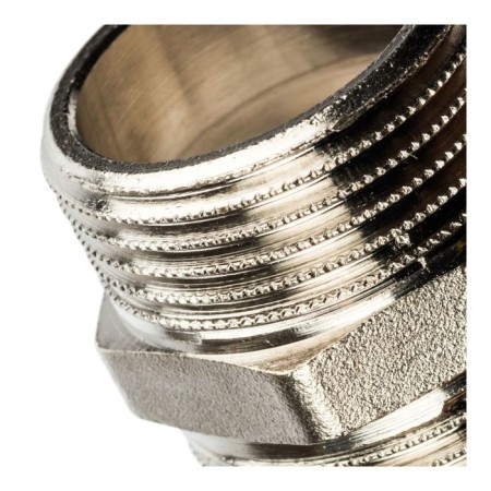 NIPPEL STUT SFT-0004-000011, 1 ", outer/outer thread, nickelled brass-3