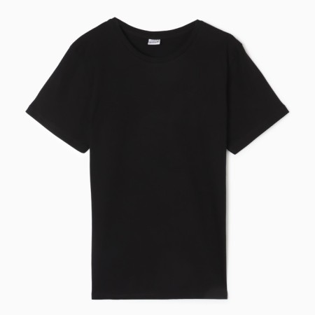 T -shirt female, black color, size 48-4