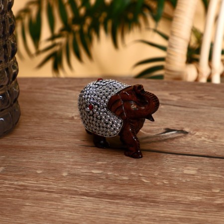 Souvenir "Elephant" wood 8 cm-1