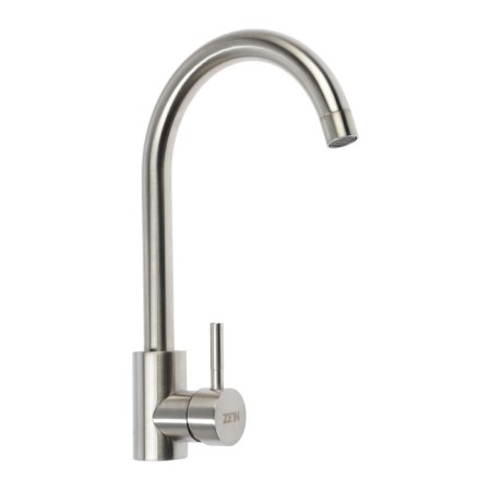 Kitchen mixer Zein Z3827, single -leaf, pour height 26 cm, satin-3