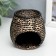 Aroma lamp ceramics "ribbed ball" mix 7x7x7.5 cm