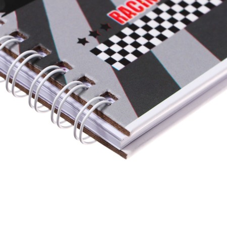 Gift notebook, 45 sheets, line, on the castle, on the crest, car (17.8x13cm)-3