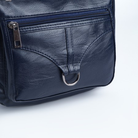Women's bag with lightning, blue color-3