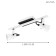 Trillo 2x5W lamp GU10 white, black