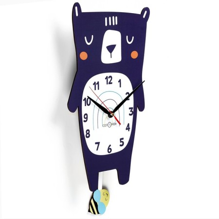 Watch Wall children's "Bear", with a pendulum, 43 x 23 cm-1