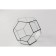 Florarium "truncated octahedron", seams copper