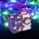 Garland "thread" 5 m, IP20, white thread, 50 LED, glow of multi, 8 modes, 220 V