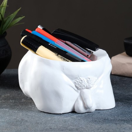 Kashpo - Officer "Favorite" White, 16x10x16cm