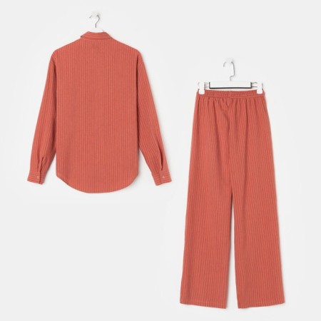 Костюм женский (рубашка и брюки) MIST р. 40-42, коралловый-8
