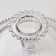 Glass stand for a cake on the orbit leg, 31 × 12 cm