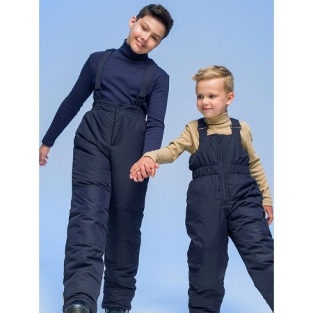Semi-combinezone children, height 140 cm, dark blue color-10