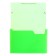 Folder Carder Calligrata Neon 13 Department. A4 plastic 0.7mm light green. Cut in color