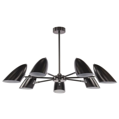 AIDA 7x40W E14 chandelier, black 71x71x45 cm-1