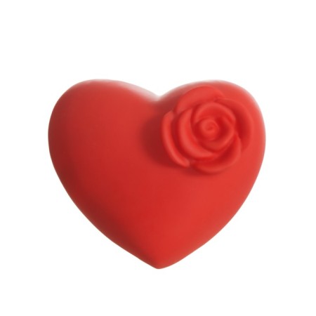 Nightlight heart with a flower LED red 3.2x6x6.5 cm-6