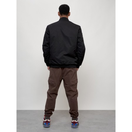 Male bomber, size 50, black color-5