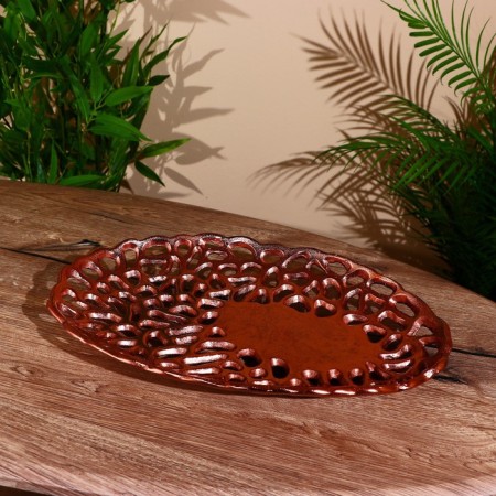 Shelf dish aluminum 40x25x4 cm