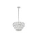 Crystal chandelier with Ambrella Light, Traditional, Tr5177, E14, Color Chrome