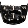 Muzzle of pressed leather adjustable, No. 1, DN 4.5 cm, ohm 13-20 cm, black