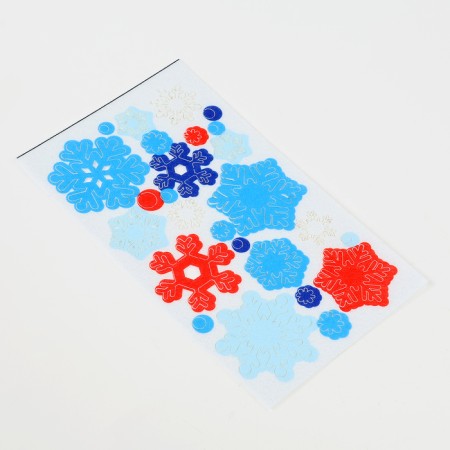Fetter stickers "Snowflakes", 11 x 18.5 cm, 26 pcs-2