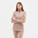 Women's thermal underwear (longshit, leggings) minku beige color, river 46