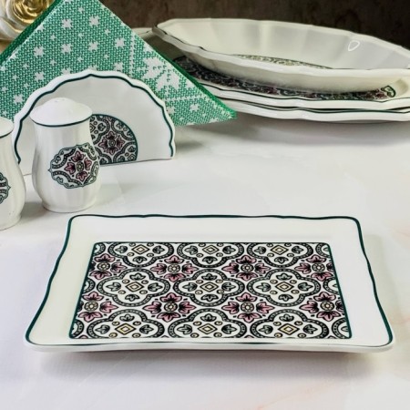 Set of dishes Lenardi "Daria", size 17.5x13 cm, 6 pcs-1