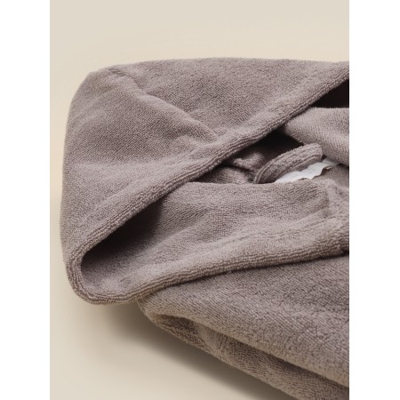 Terry robe with a hood Women's SL Home: Basic "Soft Mist", Rr. M, 100% HL, 420 g/m2-6