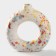 Vase for flowers ceramic "Scandinavia", 14.2 × 13.3 cm, neck D = 2.5 cm, white color