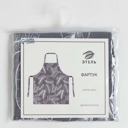 Apron "Ethel" Ease 60x70 cm, 100% HL, reps 210 g/m2-6