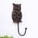 Decorative metal hook "Filin with patterns" 17.5x7.3x6 cm