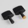 Brush-color for hair removal, 14 × 9 (+/- 1) cm, black color