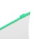 The convert folder on the A4 ZIP-Molniya, 150 μm, calligrata, transparent, green lightning
