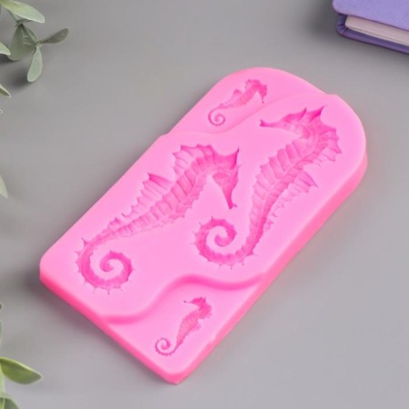 Mold Silicon "Sea skates" 4 items 1x12.5x6.5 cm-1