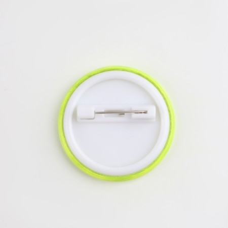 The reflective icon "Pedestrian crossing", d = 3 cm, yellow color-3