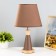 OMBR table lamp E27 40W brown 25x25x42 cm Risalux