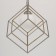 Lamp "Prism", 7W LED 3000k 560lm, nickel color, bronze