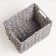 Stellazhnaya basket "Kolos", 25x19x17 cm, gray