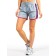 Women's shorts ise, size 46 cm, gray color