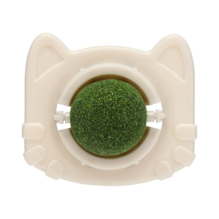 A toy for cats with cat mint "cat", 6.8 cm, white-3