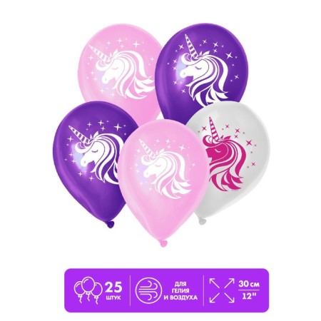 Shar Latex 12 "Magic Horn", 25 pcs.-1