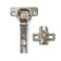 Liabeth loop Slide-on, with a bar h = 2 under a self-tapping screw, an opening angle of 100 °