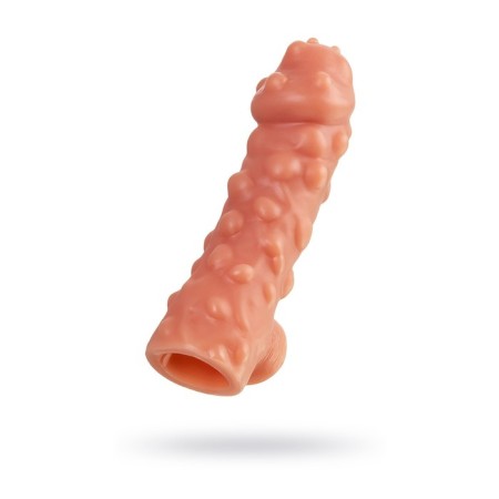 Kokos nozzle is realistic with additional stimulation, TPE, bodily, 17.6 cm